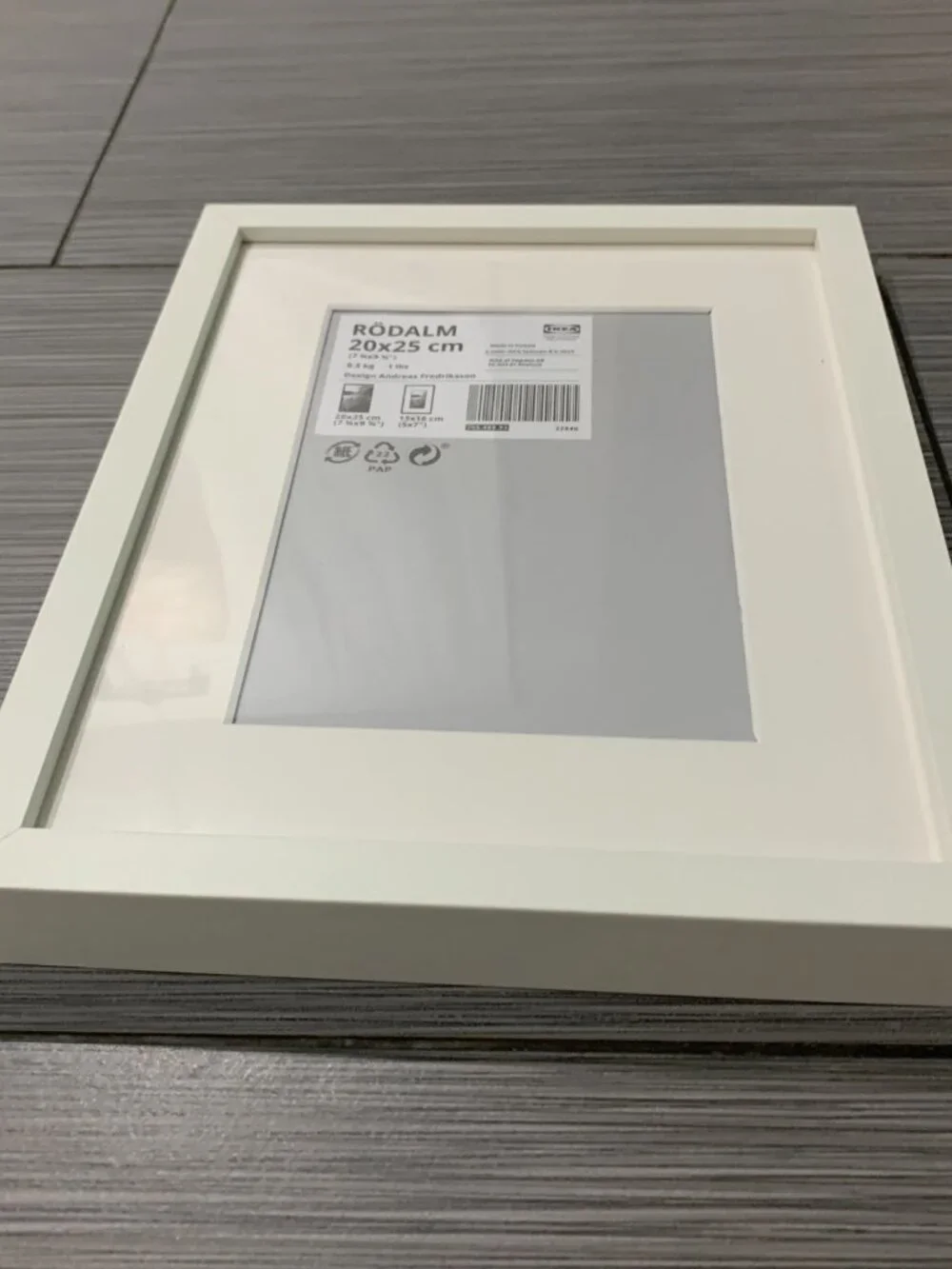 IKEA Rodalm Picture Frame White 8x10 Modern Photo Display Wall Art Decor New